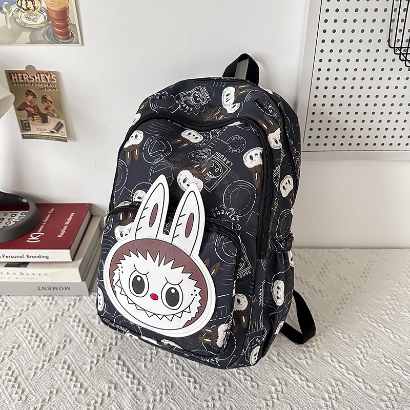 New labubu children schoolbag labubu products elementary school students large capacity waterproof junior high school female cute backpacks