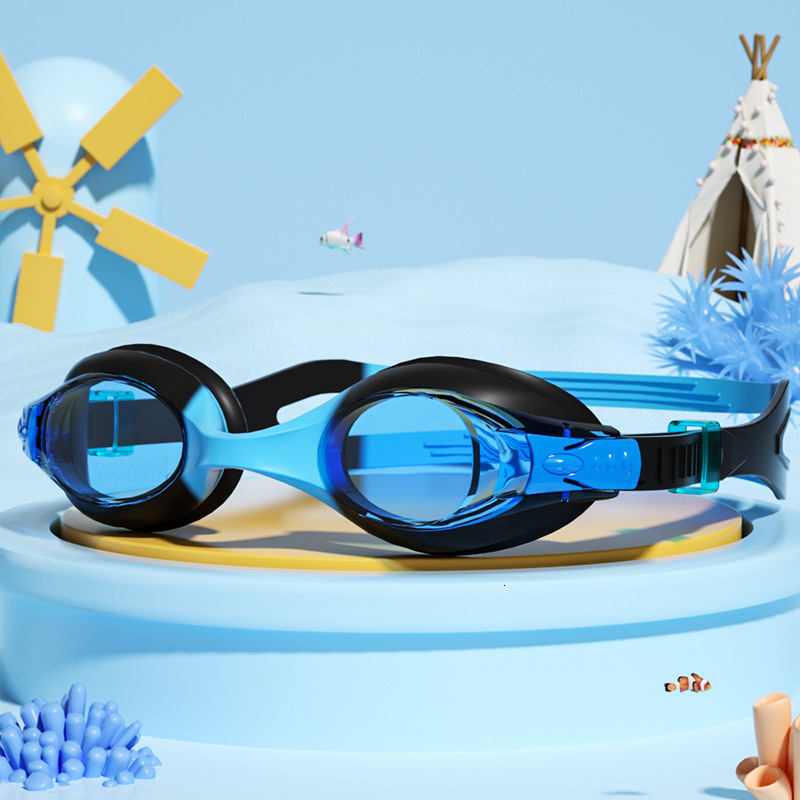 Children's HD Swimming Glasses Anti-Fog Diving Equipment Waterproof Silicone Eye Protection Swim Goggles