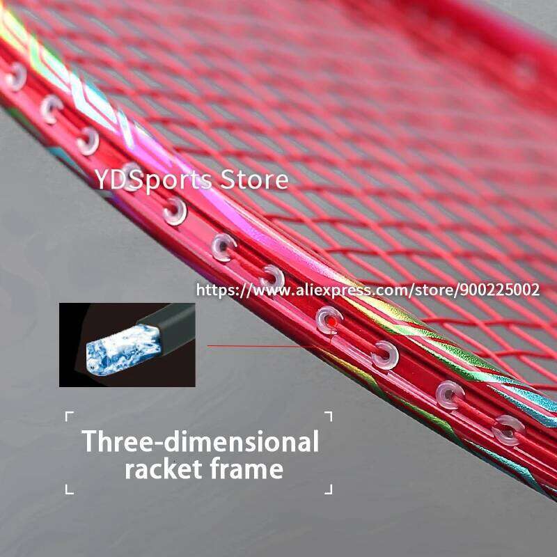 High Quality 8U 62-65G Super Light Badminton Rackets Professional Full T700 Carbon Fiber Training Racquet Sports G5 13kg Adult