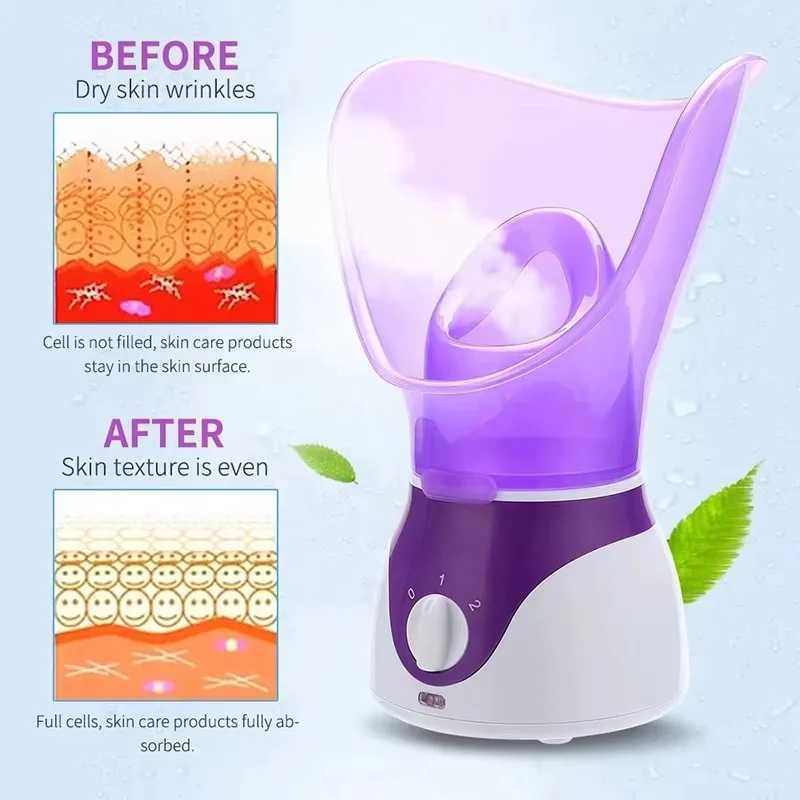 50ML Facial Steamer Nano Steamer Hot Sprayer Face Humidifier Skin Moisturizing Pores Cleansing Skin Deep Hydration Control OilXJ250607