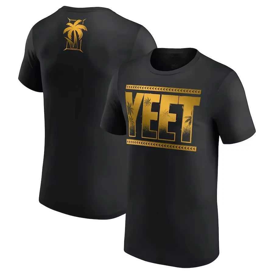 New Mens Jey Uso Yeet T-Shirt 3D Print Men Women Short Sleeve O-Neck T Shirt Fashion Oversized Gym Clothing Tough Guy Tees TopsC250605