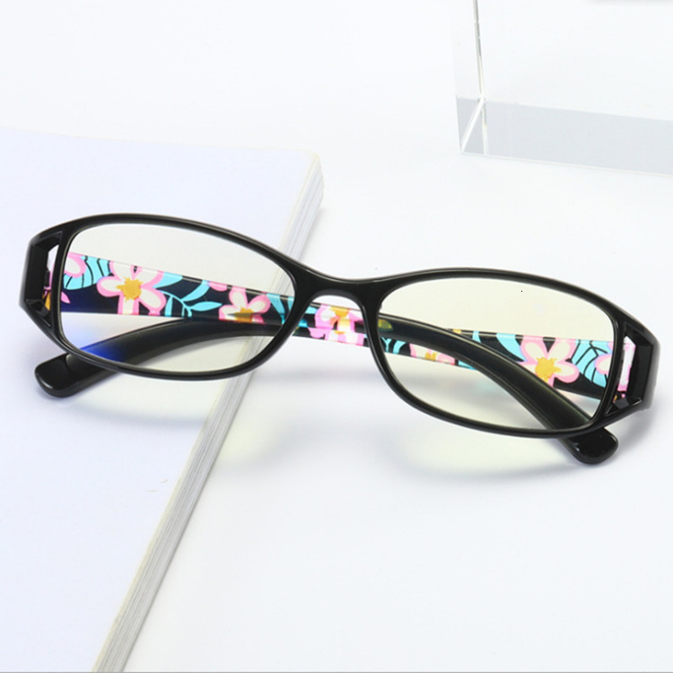 Fashion New Anti-Blue Light Resin Coated TR90 Women's Reading Elderly Presbyopic Glasses