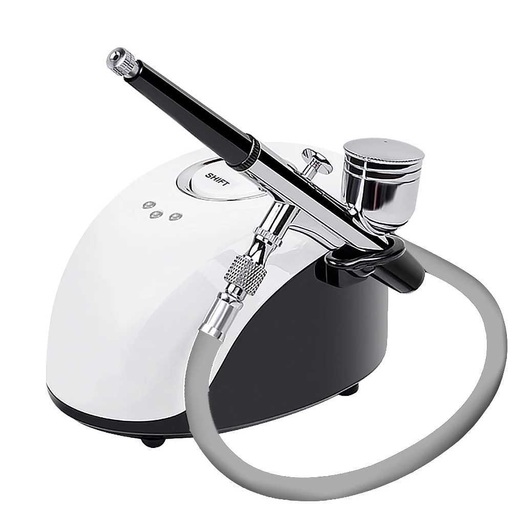Water Oxygen Airbrush Injector Machine Face Steamer Compressor Facial Airbrush Makeup Tattoo Cake Spray Gun For Nail Art DesignXJ250607