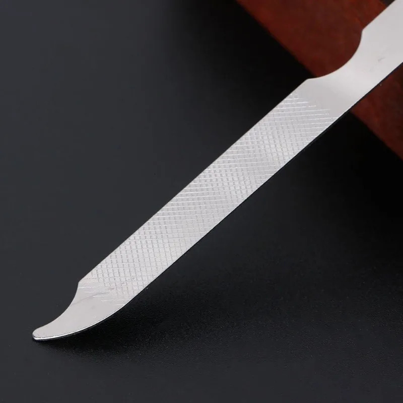 Stainless steel metal nail file a foot trimming tool for cushioned nail and toenail art salons and home nail files 250605
