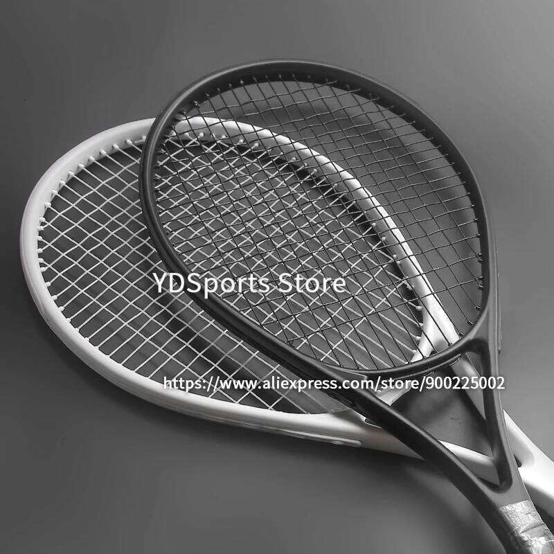 Tennis Rackets 40-55 LBS Composite Carbon Racquet Llight Weight Racket Strung 4 3/8 Technical Tennisracket Equipment Unisex