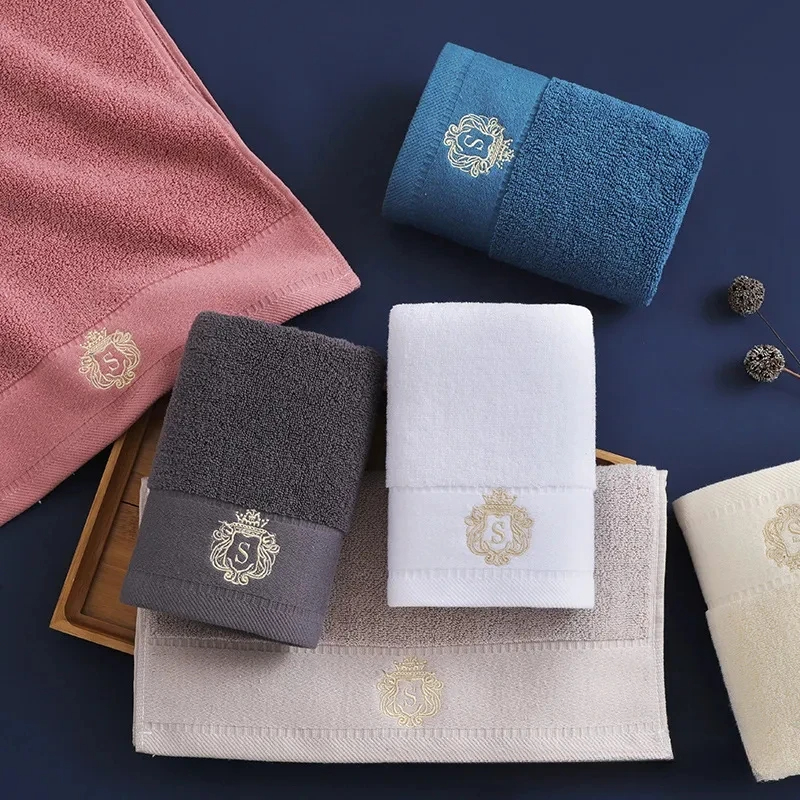 3pcs High-quality pure cotton embroidered absorbent Towels,hotel quality luxury bath towels,soft quick drying absorbent towels, Universal siz,gifts To