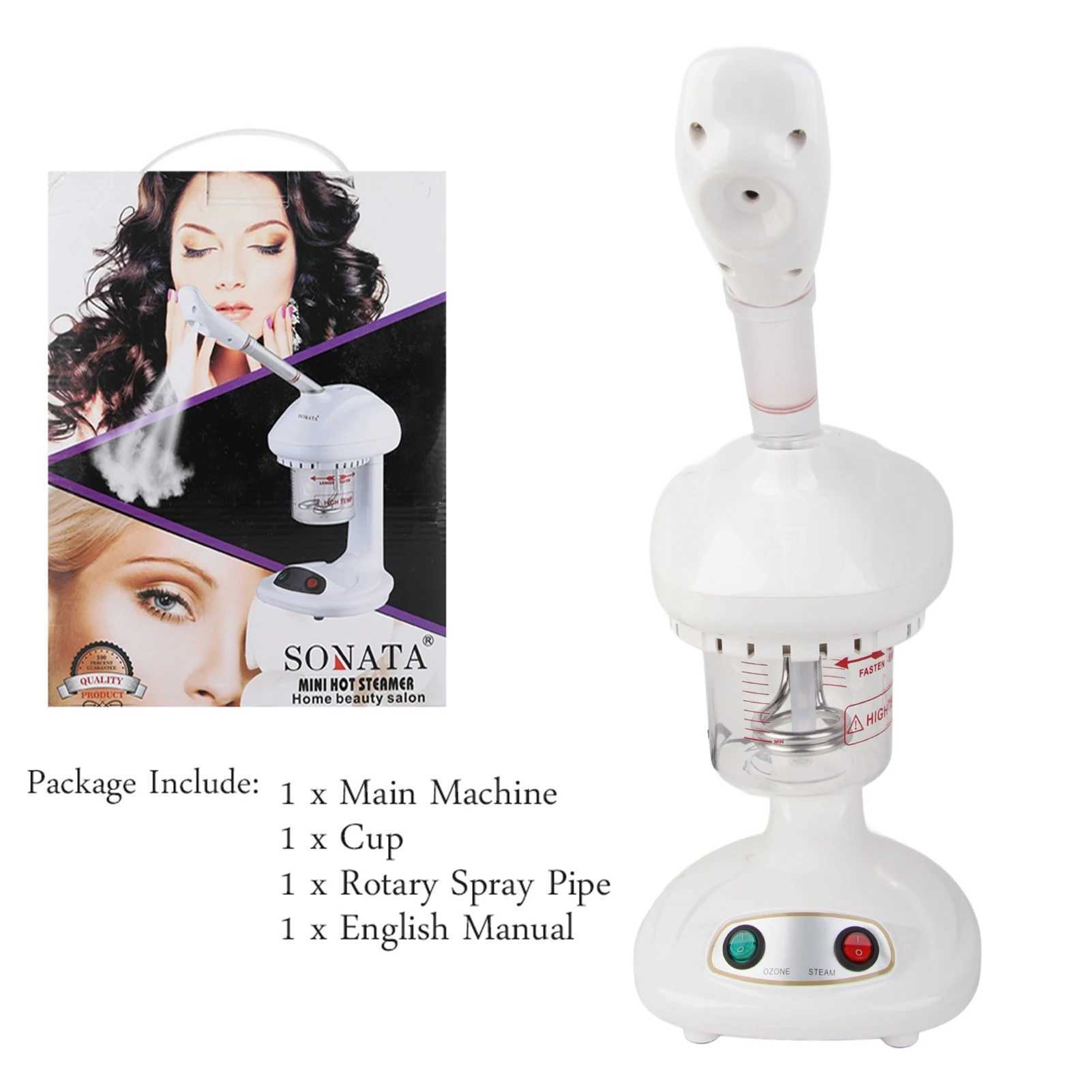 110V Ionic Spraying Machine Advanced Facial Steamer Ozone Steaming Skin Care Salon Spa And Home Face Moisturizing Cleaning XJ250607