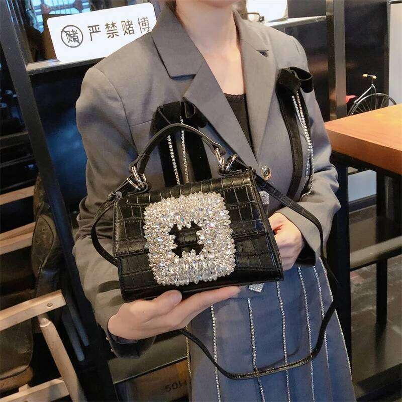 Purses And Handbags For Women Designer Rhinestone Clutch Femme Crystal Crossbody Shoulder Tote Bag Purse