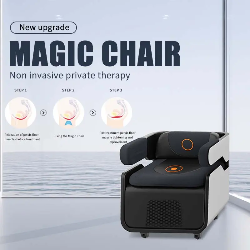 Pelvic Floor Ems Muscle Training Stimulator Ems Chair Slimming Men and Women Ems Muscle Repair Chair Muscle Exerciser Postpartum Repair Ems Magic Chai