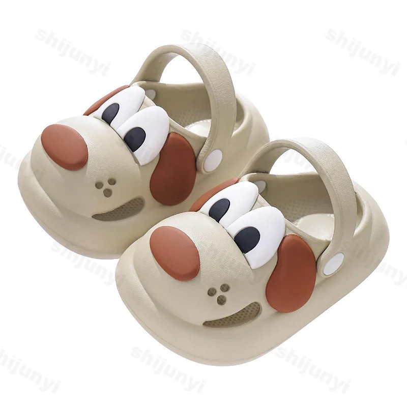 Children Slippers Summer Boys Girls Clogs Shoes Dog Solid Cartoon Animal 3D EVA Soft Kids Beach Slippers Outdoor Toddler Sandals 250604