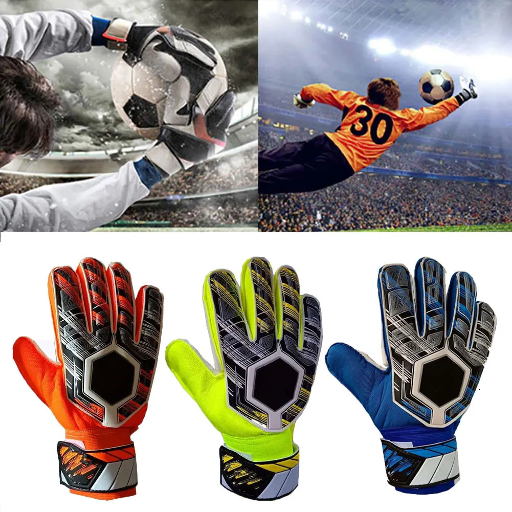 Child/Adult Non-Slip Latex Football Gloves Sports Goalkeeper Gloves Goalkeeper Football Gloves 250605