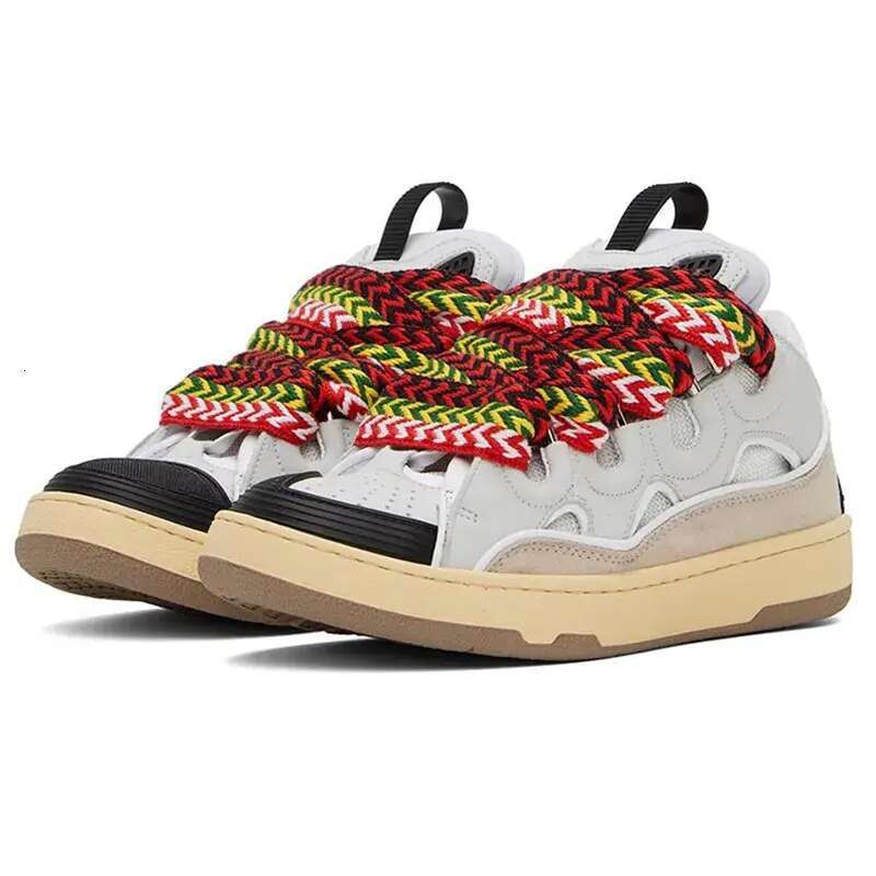 Designer Casual shoes for sneakers mesh woven lace-up mens platform fashion shoe Pink Multi womens leather nappa calfskin men women Trainers size 35-4