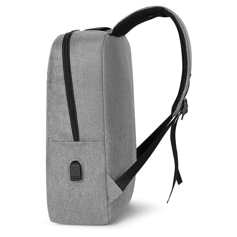 New Men's Business Backpack USB Charging Casual Women's Student School Simple Fashion Laptop Bag Three-Piece Set