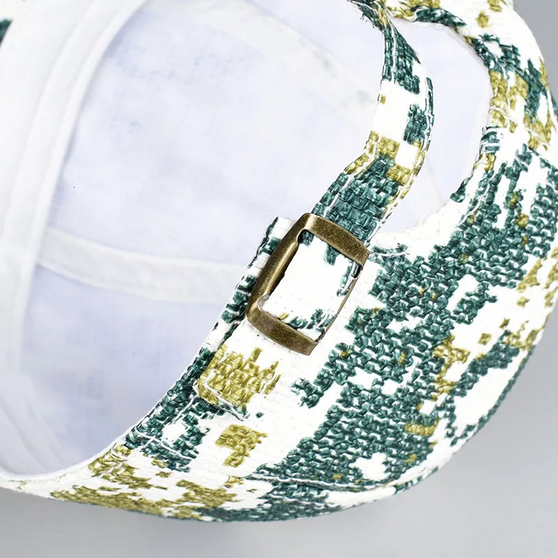 Straw Baseball Cap Male Summer Sun Hat Women 2025 Casual Outdoor Camouflage Print Sun Protection Caps For Men 250603