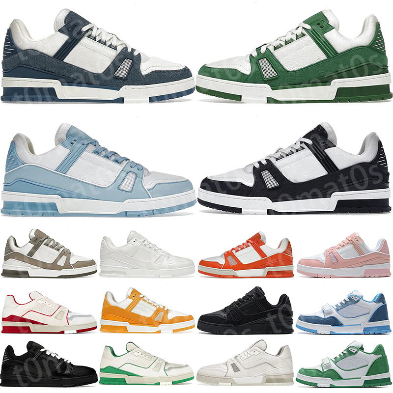 2025 Designer Sneakers Mens Womens Casual Shoes Black White green Platform Sneaker Men Women Sports outdoor Trainers