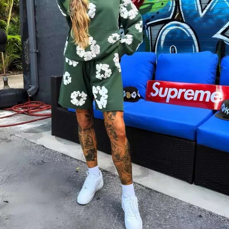 2025 SUMMER Men's Quick-drying American Kapok Printing Trend Fashionable and Comfortable Casual Breathable Y2K Shorts