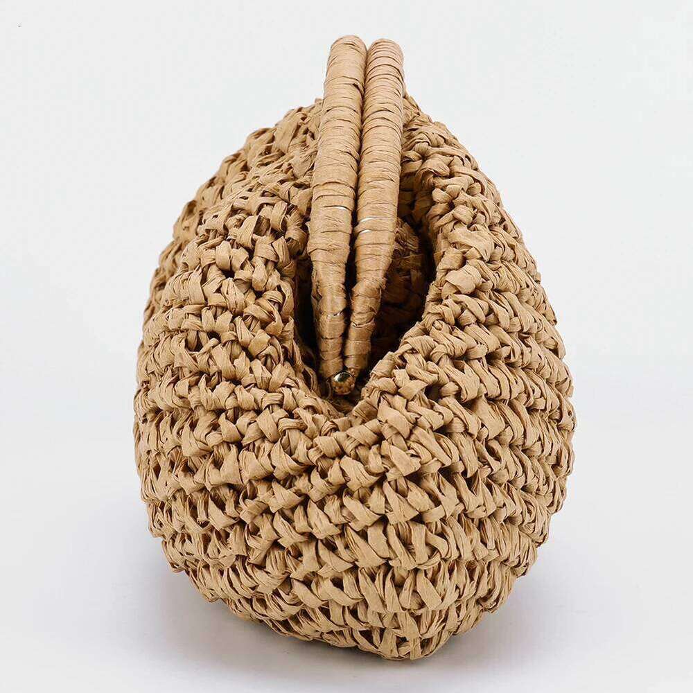 Women's Bags Designer Women Straw Woven Handmade Fashion Shoulder Large Capacity Stylish Crossbody Bag Solid Color For Party Vacation