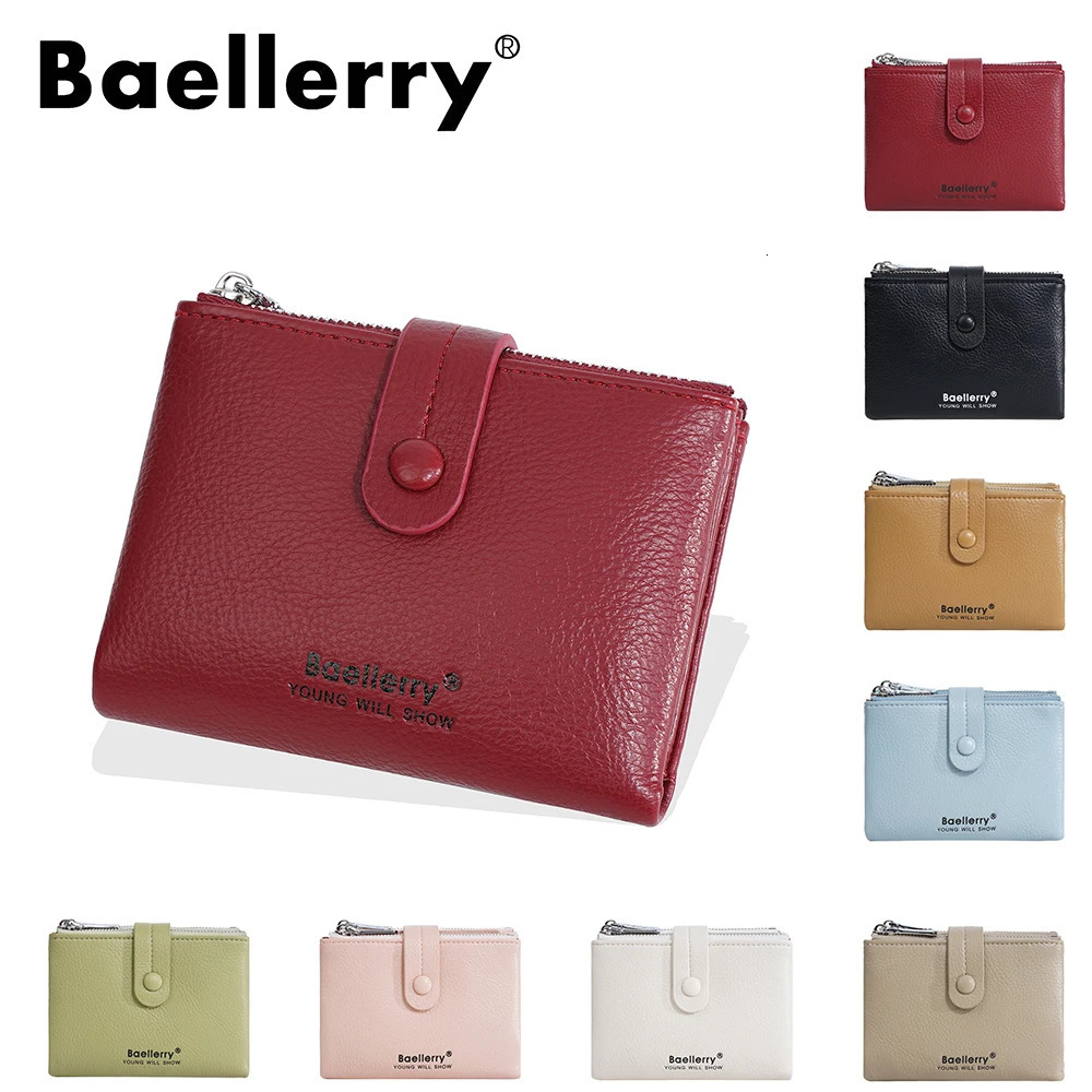Fashion Women Wallets High Quality Double Zipper Buckle Coin Purses Large Capacity Card Holder Simple Wallet For Girls 250605