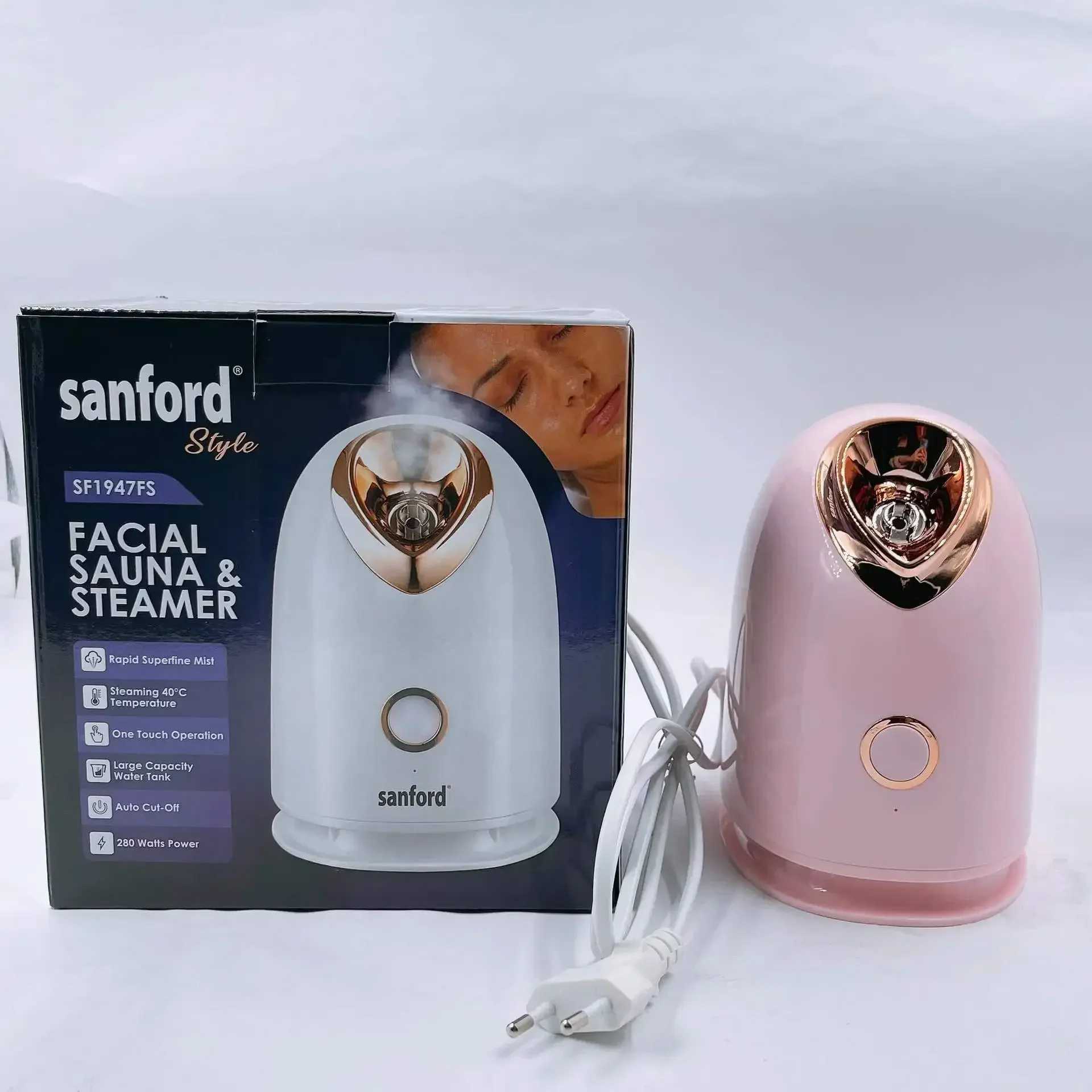 New Face Steamer Cold Hot Warm Double Spray Household Face Cleaning Beauty Salon Spray Hot Sprayer Makeup Face Steamer XJ250607