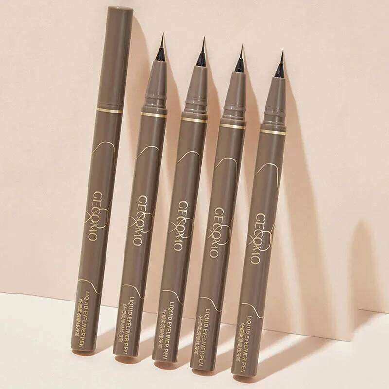 Ultra Thin Black Brown Lower Eyelash Eyeliner Pen Waterproof Lasting Smooth Lying Silkworm Eyes Liner Pencils Eye Makeup Tools free shipping