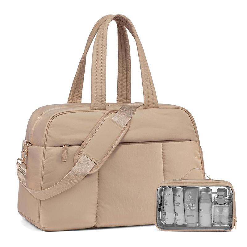 New Duffel Shoe Compartment Gym with Wet Pocket Women's Weekend Travel Bag Waterproof