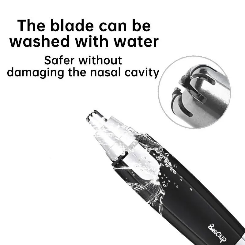 Electric Nose Hair Trimmer For Men Battery Model Trimming Nose Hair Women Nostrils Trim The Hair Scissors Nasal Hair Knife 250604