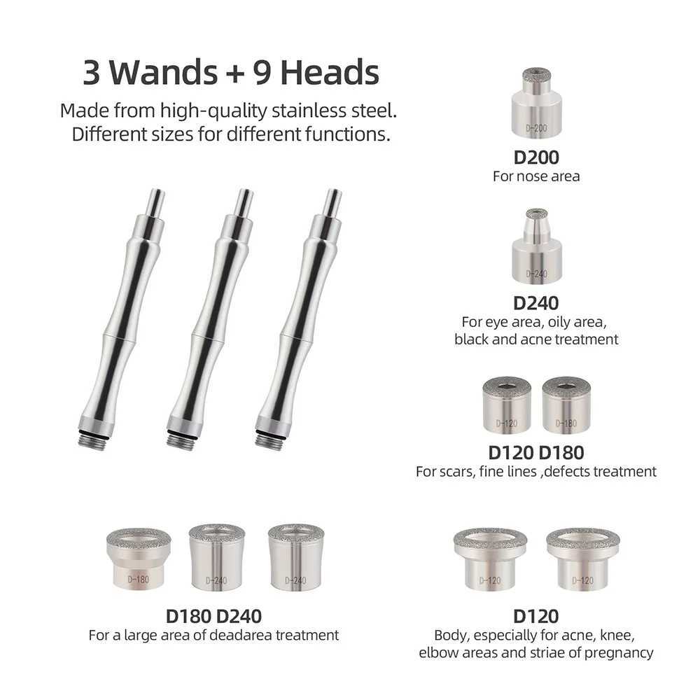 Home Use Facial Diamond Microdermabrasion Machine Face Peeling Beauty Machine Skin Exfoliation Pore Deep Cleaning SPA Skin Care XJ250607