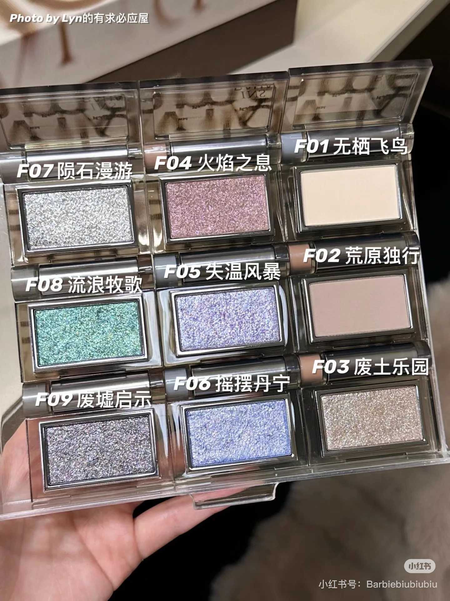 INSBAHA Wild Flame Monochrome Eyeshadow Pearl Fine Shimmer Matte Eyeshadow W250605