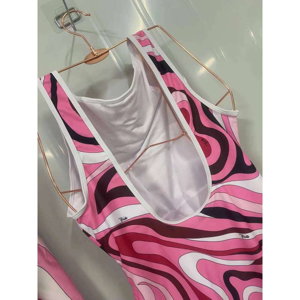 Women's Pink Scarf Swimsuits Italian Designer Sexy Beach Bikini Set