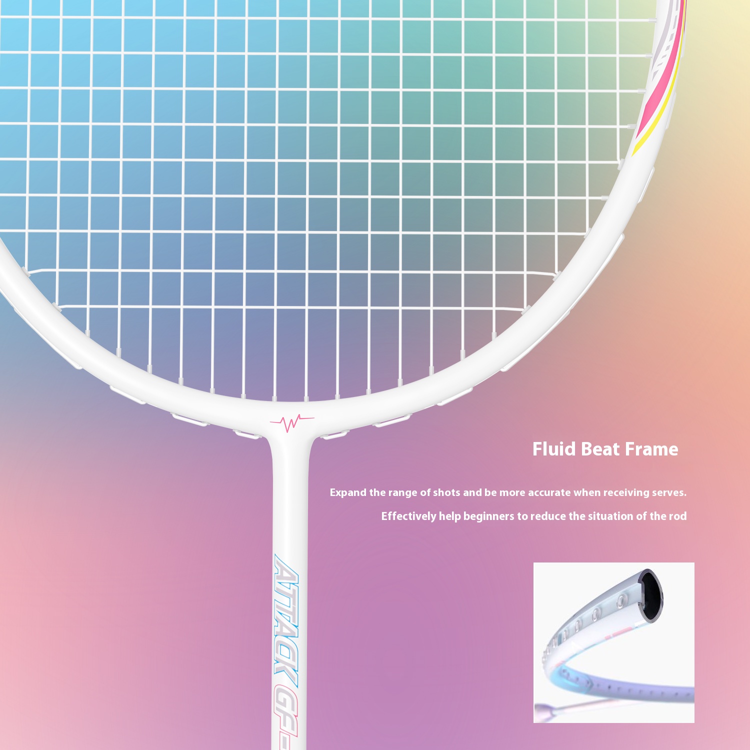 Beginner Friendly Carbon Composite Badminton Raquets Durable Responsive Design