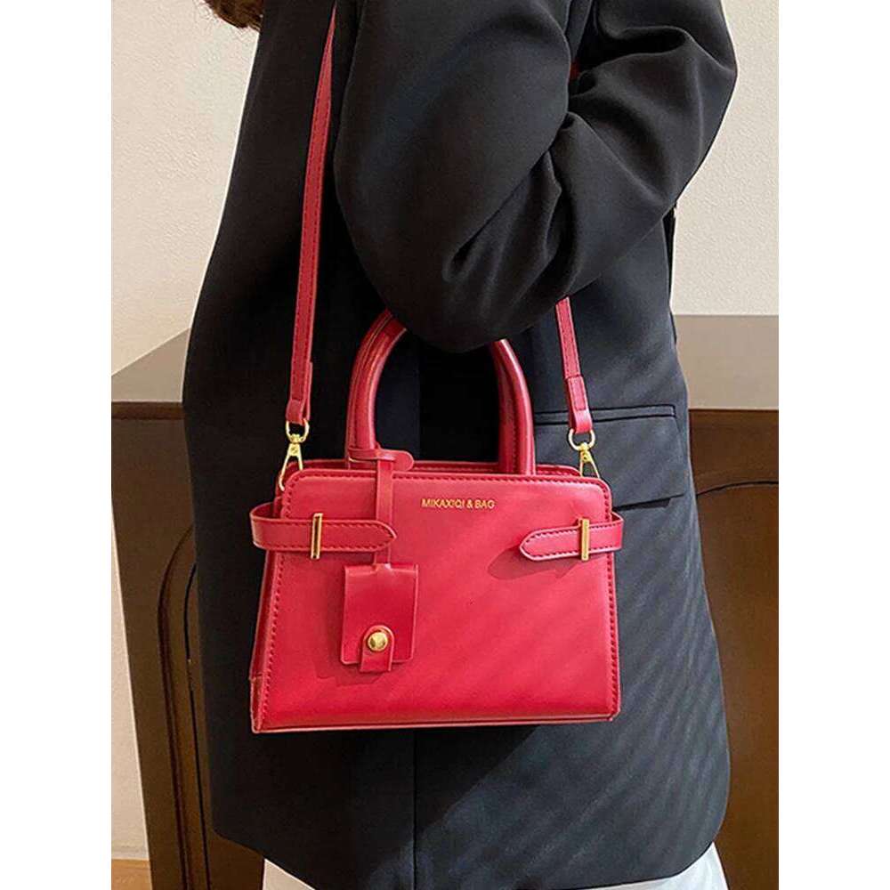 Women's Bags Designer New PU Leather Small Handbags Women Winter Solid Color Crossbody Bag Female Daily Commuter Shoulder Bags