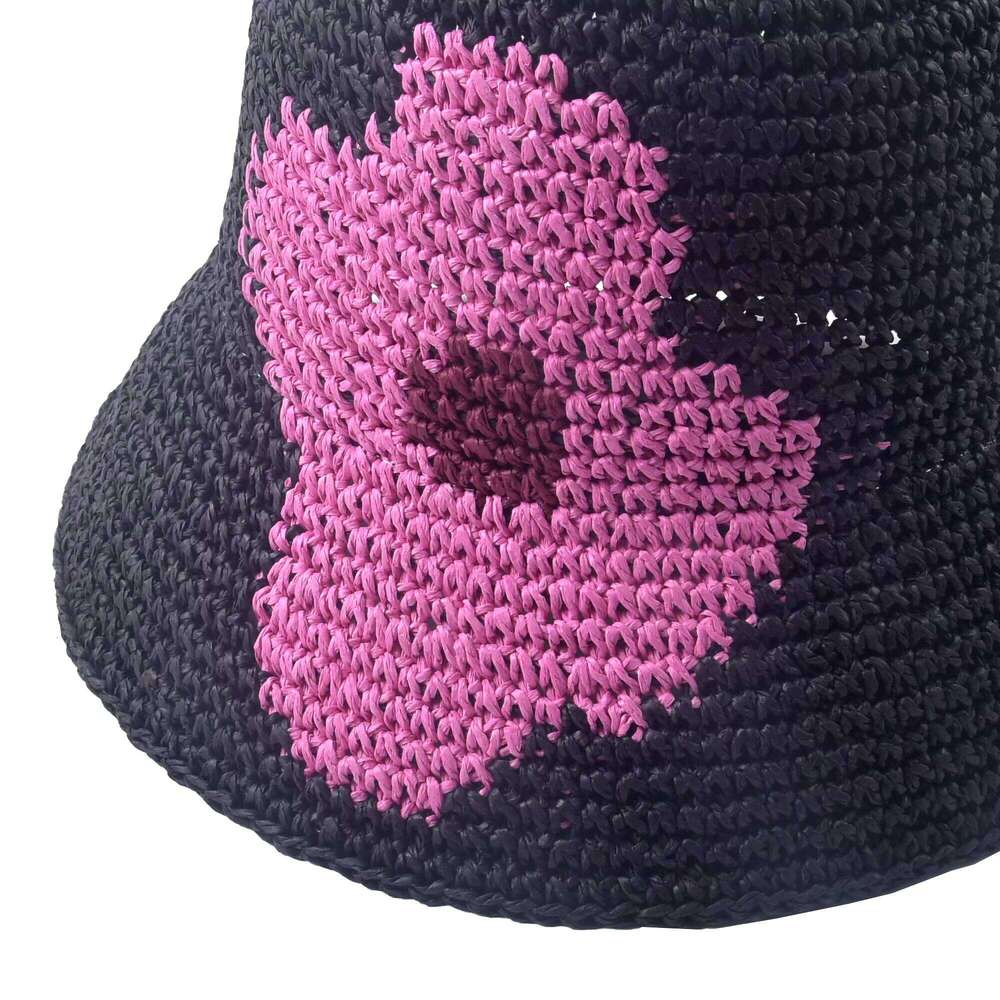 Cloud Watermelon Crochet Sun - Hand-Knitted Unisex Summer Beach Hat With Adjustable Brim for Women & Men