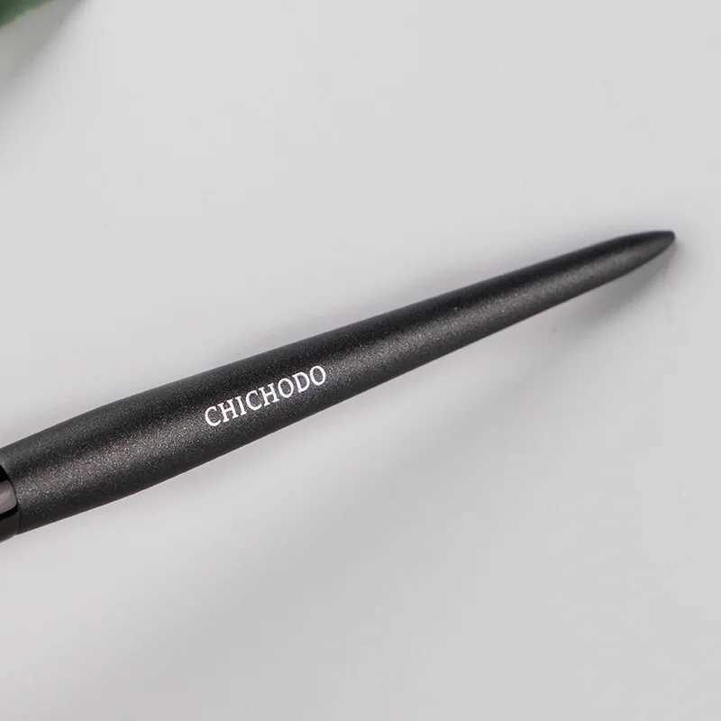 Chodo 1 Piece Buffing Makeup Brushes Highlighter Wooden Handle Ber Powder Contour Make Up Brushes Goat Hair W250605