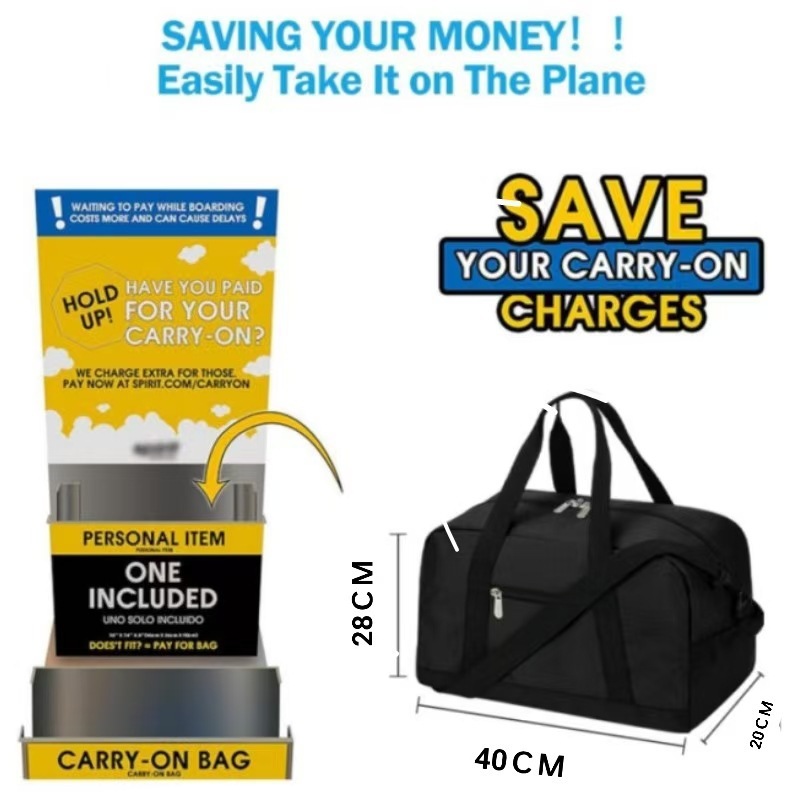 Small Gym 14inch Lightweight Portable Mini Duffel Bag Suitable for Travel and Sports