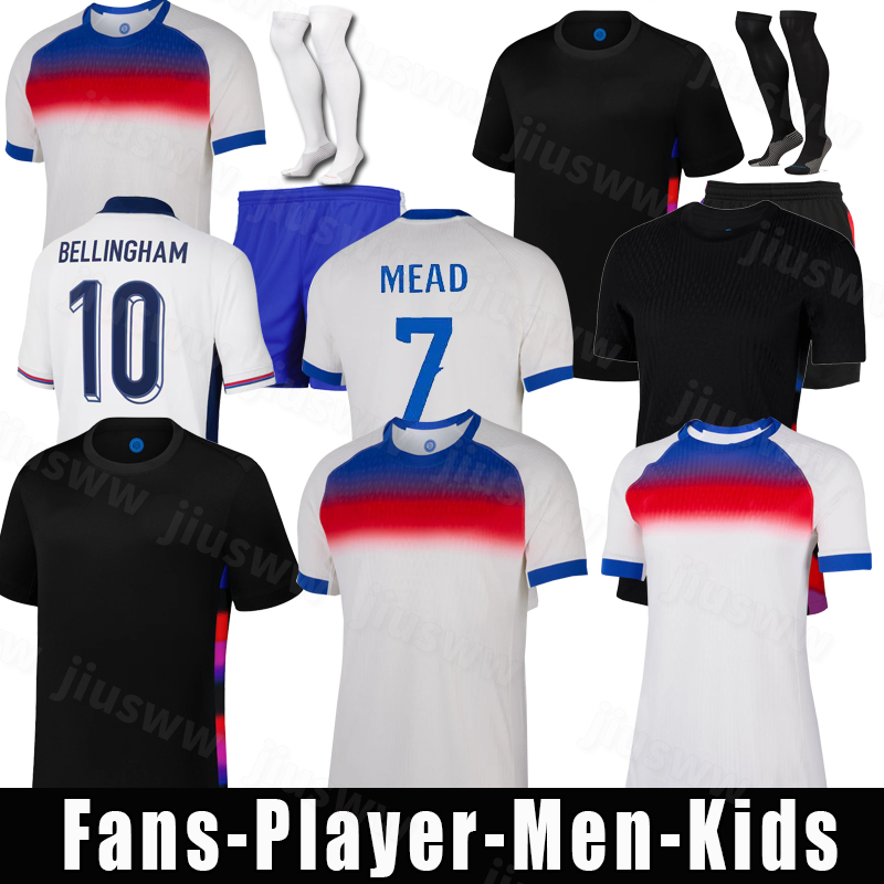 2025 2026 Soccer Jersey Men Kids KANE BELLINGHAM MAINOO BOWEN RICE FODEN GORDON TONEY PALMER PICKFORD Football Shirt Soccer Uniforms WOMEN 25 RUSSO
