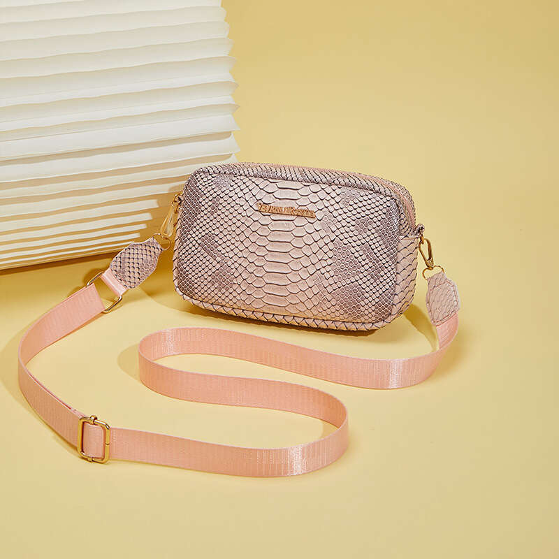 Snake Pattern Camera 2025 Ladies VR Women's Versatile Phone Crossbody Small Square Bag
