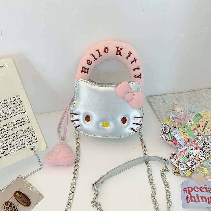 Summer Cute Coin Mini Chain Shoulder 2025 New Style Personality Cartoon Kitten Girl Crossbody Bag