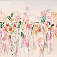 Women's Fashion Spring Summer New Sweet And Spicy Style Strap A-Line Floral Cake Dress B5