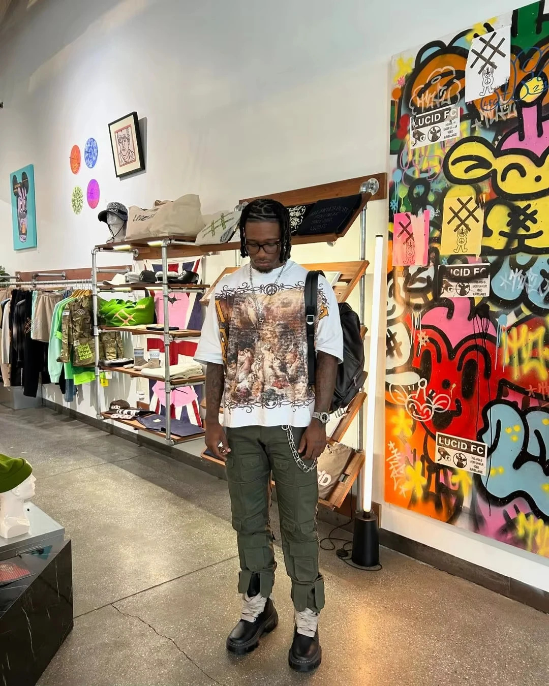 American gothic religion graphic t shirts y2k tops oversized t shirt streetwear couples pro choice harajuku vintage men clothing 250604