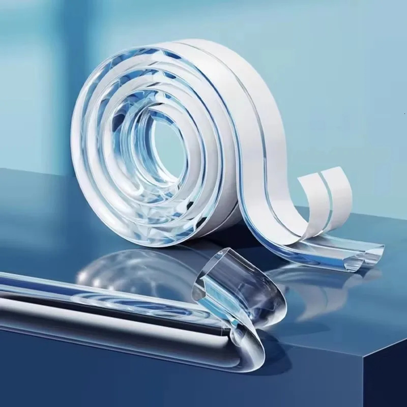 1/2/3M Table Edge Guard Furniture Corner Protector Strip Self Adhesive Transparent Kids Collision Proof Soft Bumper Baby Safety 250530