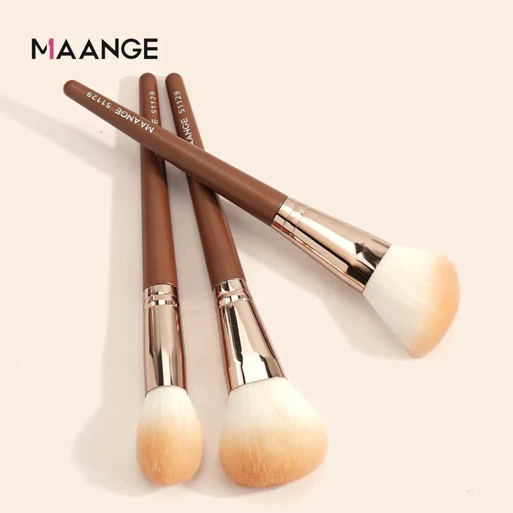 MAANGE Top 3 Makeup Brushes Face Powder Ber Brush Powder Brush Cosmetic Brush W250605
