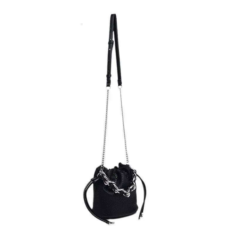 FeelStylish High End Women s Crossbody New Trendy Fashion Chain Shoulder Bucket Bag Versatile Soft INS Style