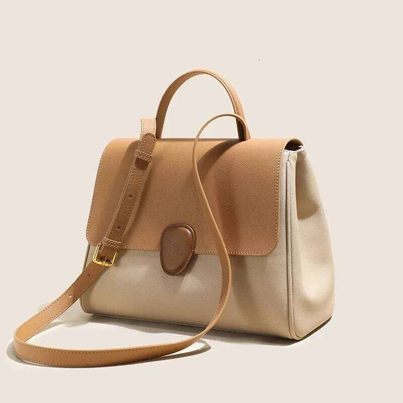 Designer Bags 2025 Women's Large Capacity Genuine Leather Handbag Ladies Retro Cowhide Shoulder Messenger Bag Female Clutch Tote Bags New Luxury 