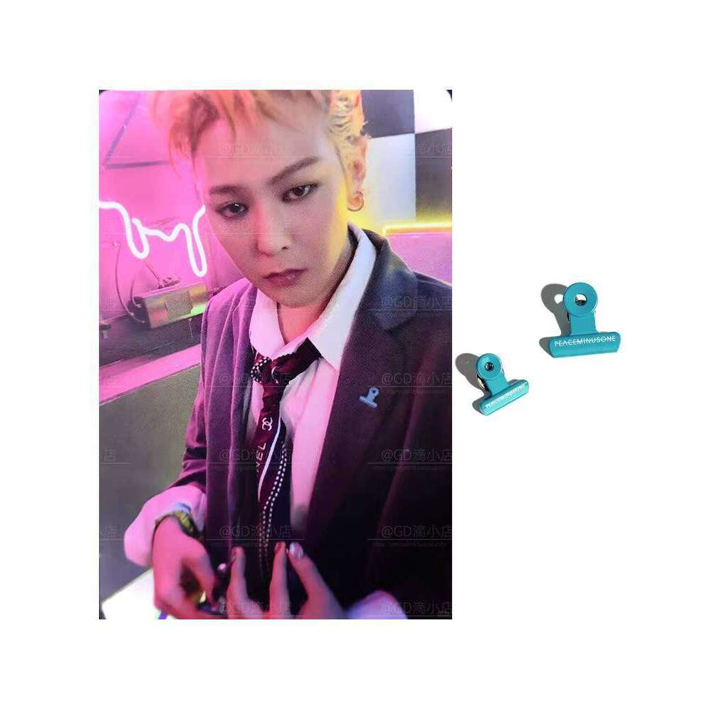 GD G-Dragon Same Style PMO Clip Brooch Accessories for Men and Women Metal Badge Clothing Bag Hat Decoration Medal