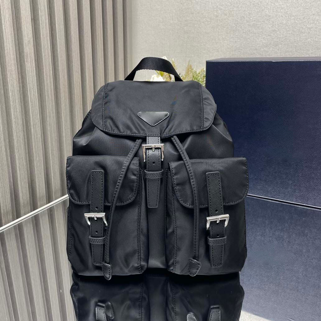 Designer Backpack Men Women Luxury Bag Mini Nylon Shoulder Bag With Multiple Pockets Large Capacity Drawstring Travel Shopping Picnic Storage Bag CRG2506054F17