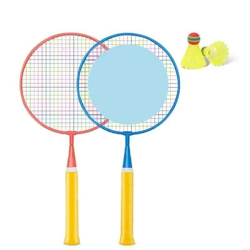 1Pair Shuttles Professional Double Badminton Racquet for 2 Players