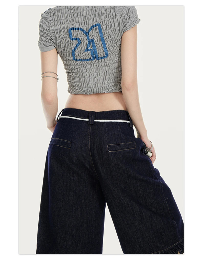 Summer Women Evening Y2k Streetwear Jorts Gyaru Ruffle Denim Shorts Low Waist 2000s Japanese Harajuku Jean Pants Korean Fashion 250604