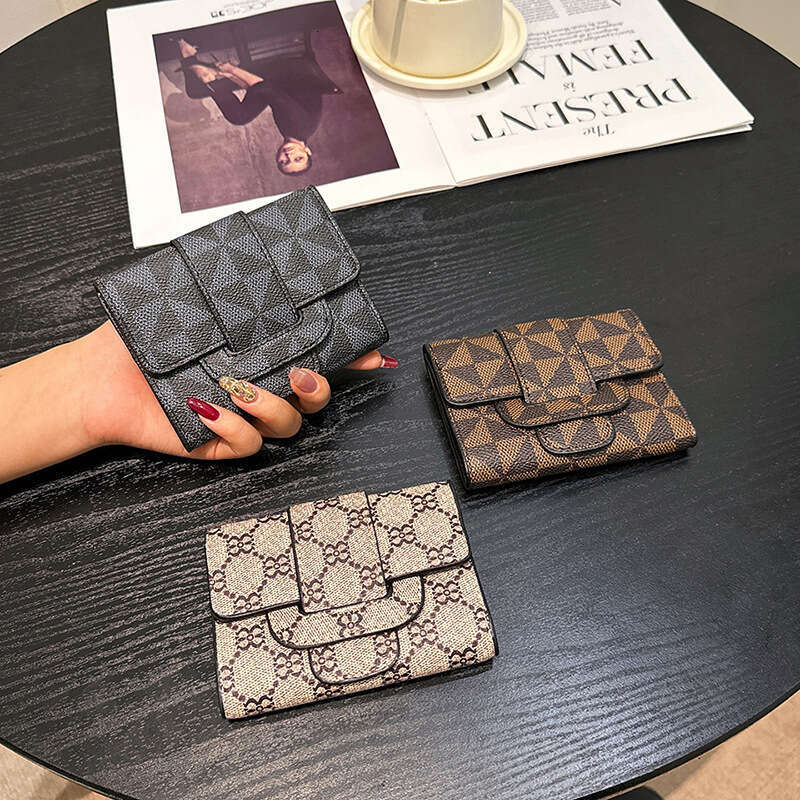 Short Wallet Print Elegant New Small Card Holder Fashion Versatile Clutch designer bag