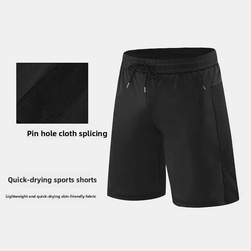 Light Ice Silk Shorts Mens Summer Casual Breathable Sports Pants Basketball Quick Dry Training Running Shorts XJ250605