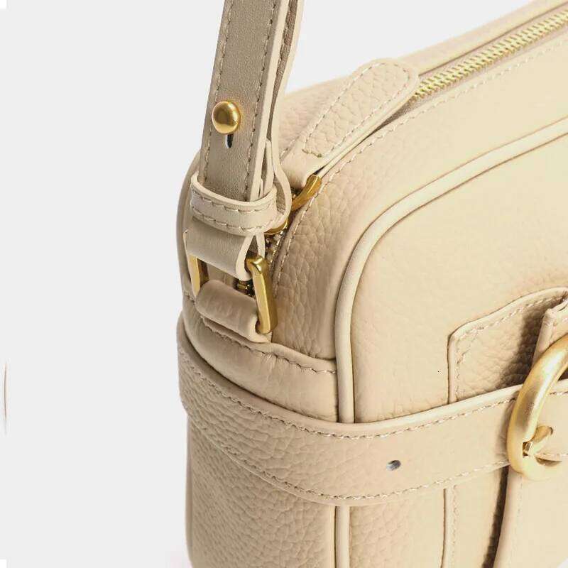 Women Leather Small Crossbody Designer Genuine Leather Tofu Underarm Bag Fashion Ladies Travel Purse Messenger Shoulder Bag